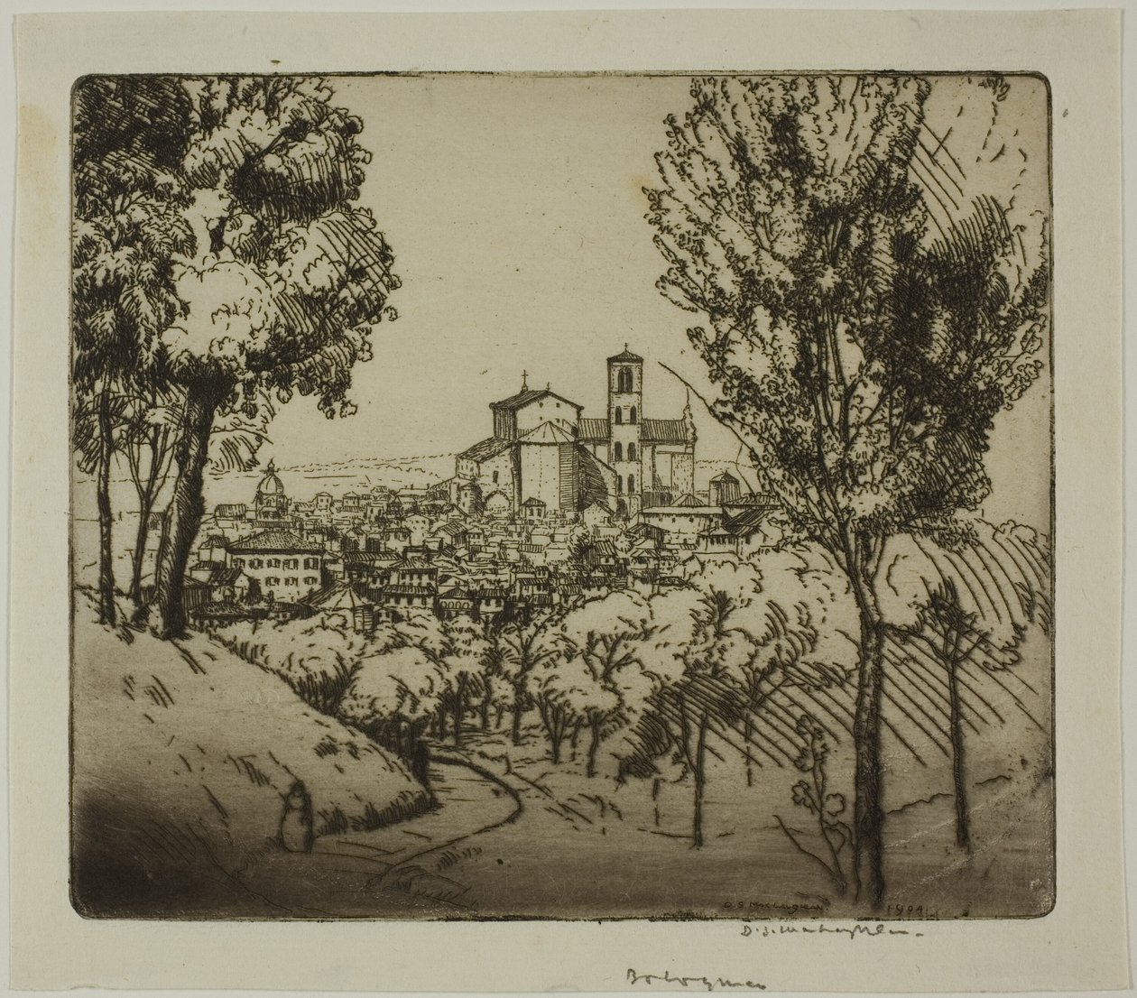 Bologna, Itálie od Donald Shaw MacLaughlan