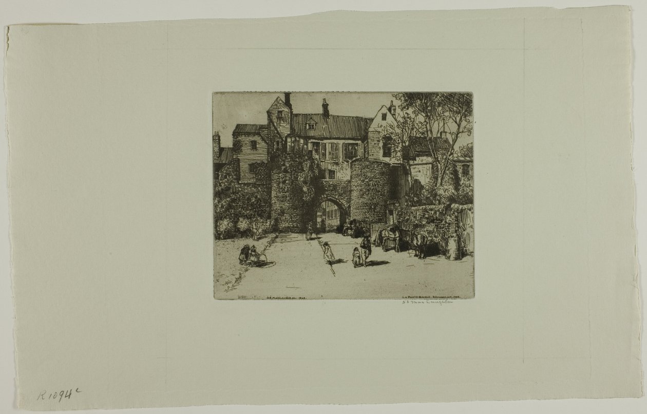 La Porte Gayole, Boulogne-sur-Mer od Donald Shaw MacLaughlan