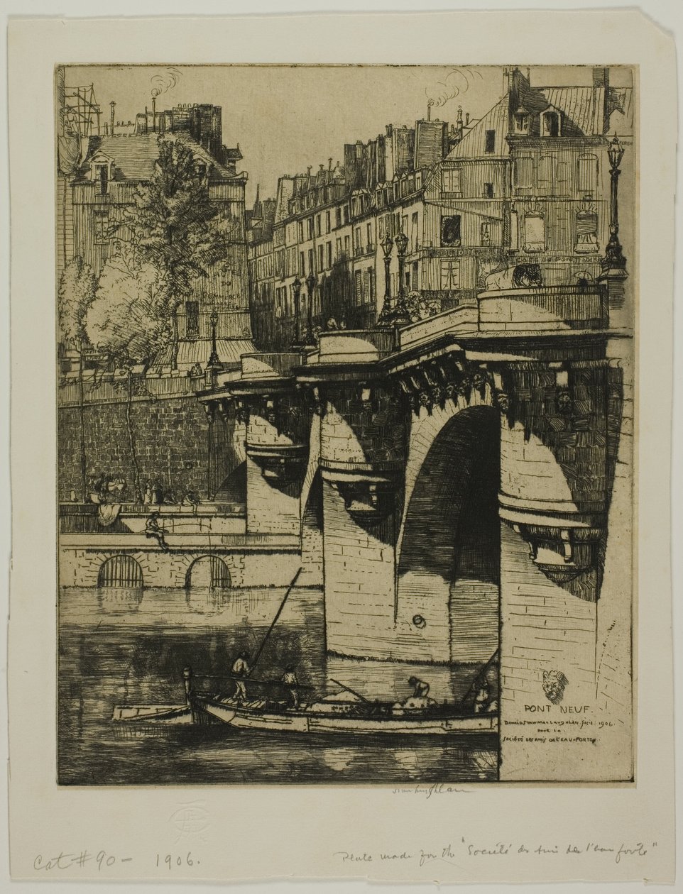 Pont Neuf, Paříž od Donald Shaw MacLaughlan