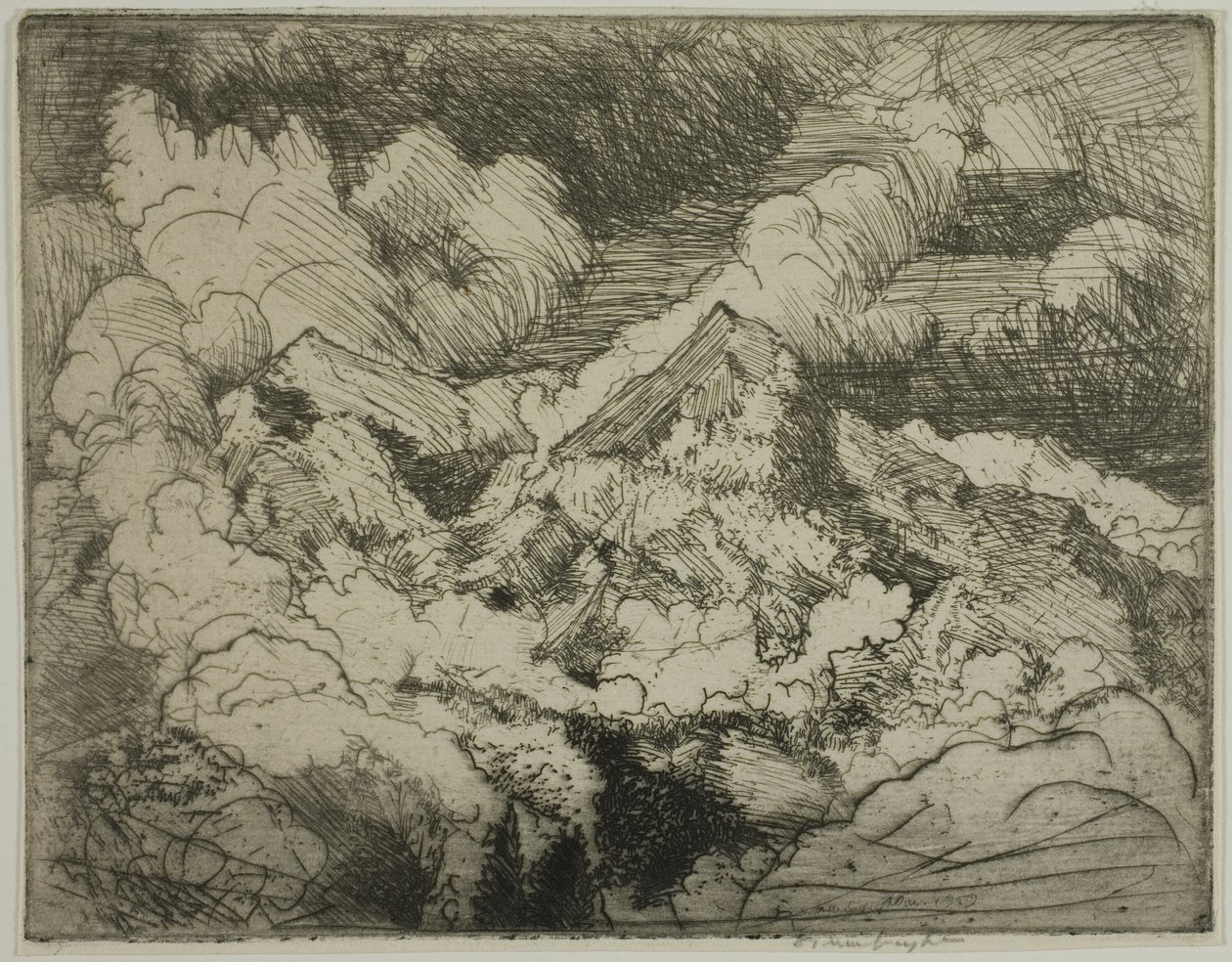 horské vrcholy od Donald Shaw MacLaughlan