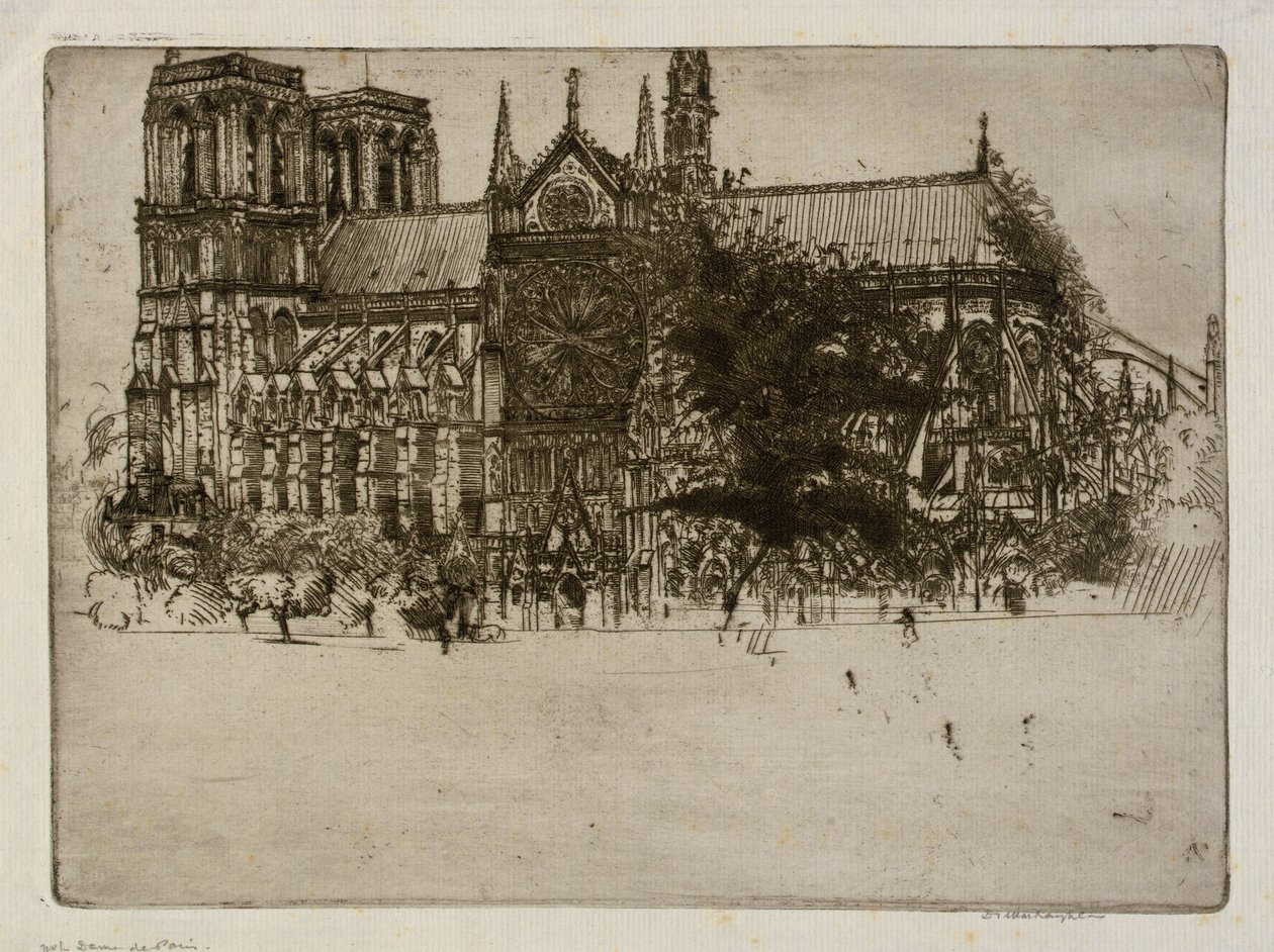 Notre-Dame de Paris od Donald Shaw MacLaughlan