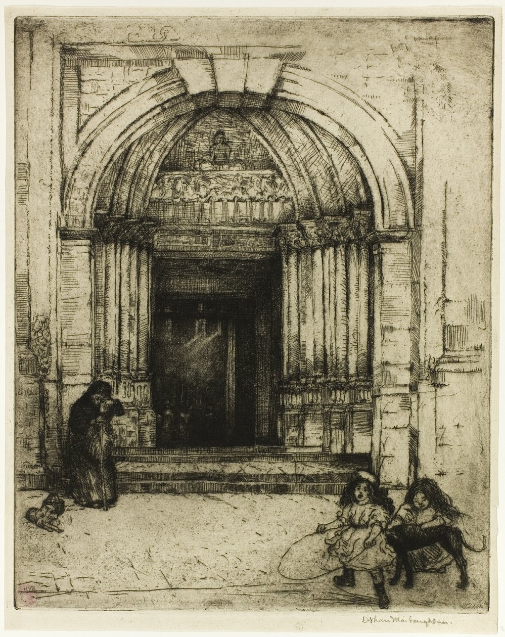Portál St. Germain-des-Pres od Donald Shaw MacLaughlan