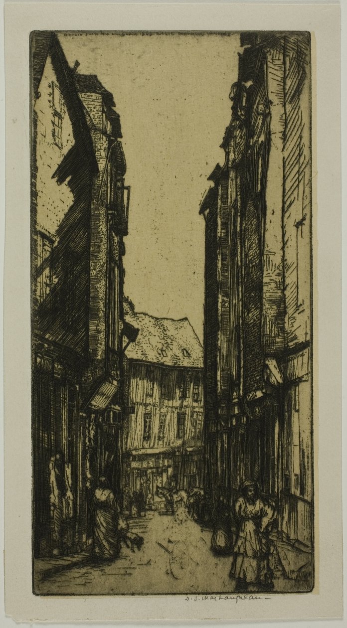 Rue des Halles, Vannes, Bretaň od Donald Shaw MacLaughlan