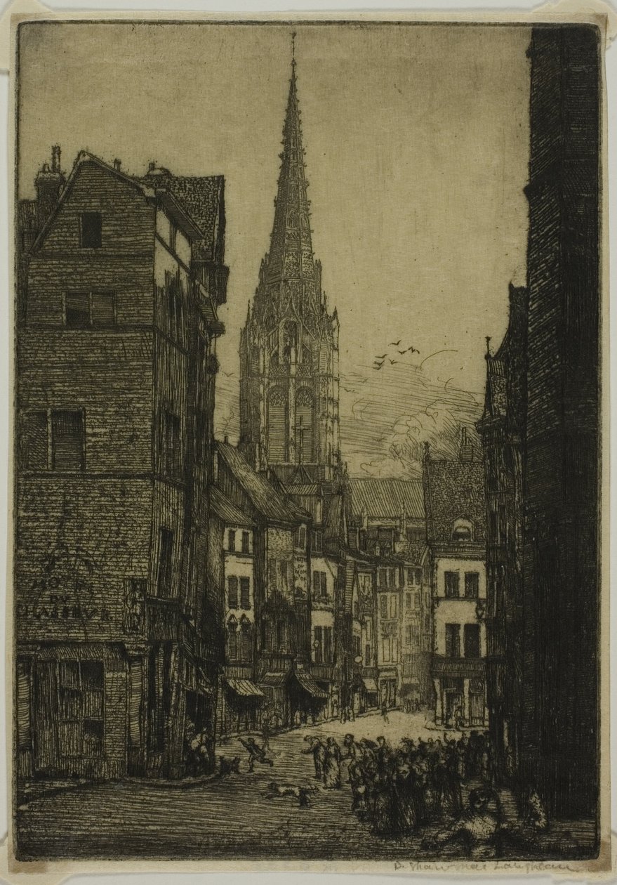 Rue du Chasseur, Rouen od Donald Shaw MacLaughlan