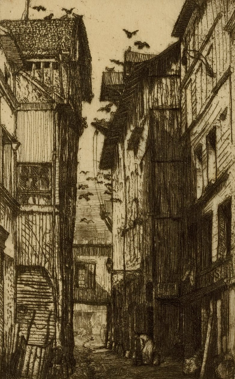 Ruelle des Pigeons, Rouen od Donald Shaw MacLaughlan