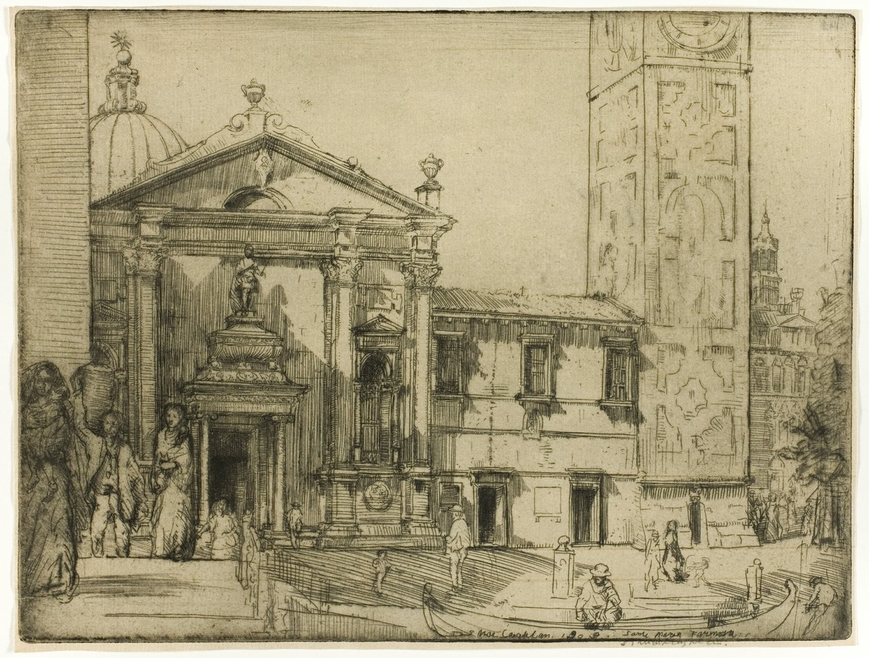 Santa Maria Formosa, Benátky od Donald Shaw MacLaughlan