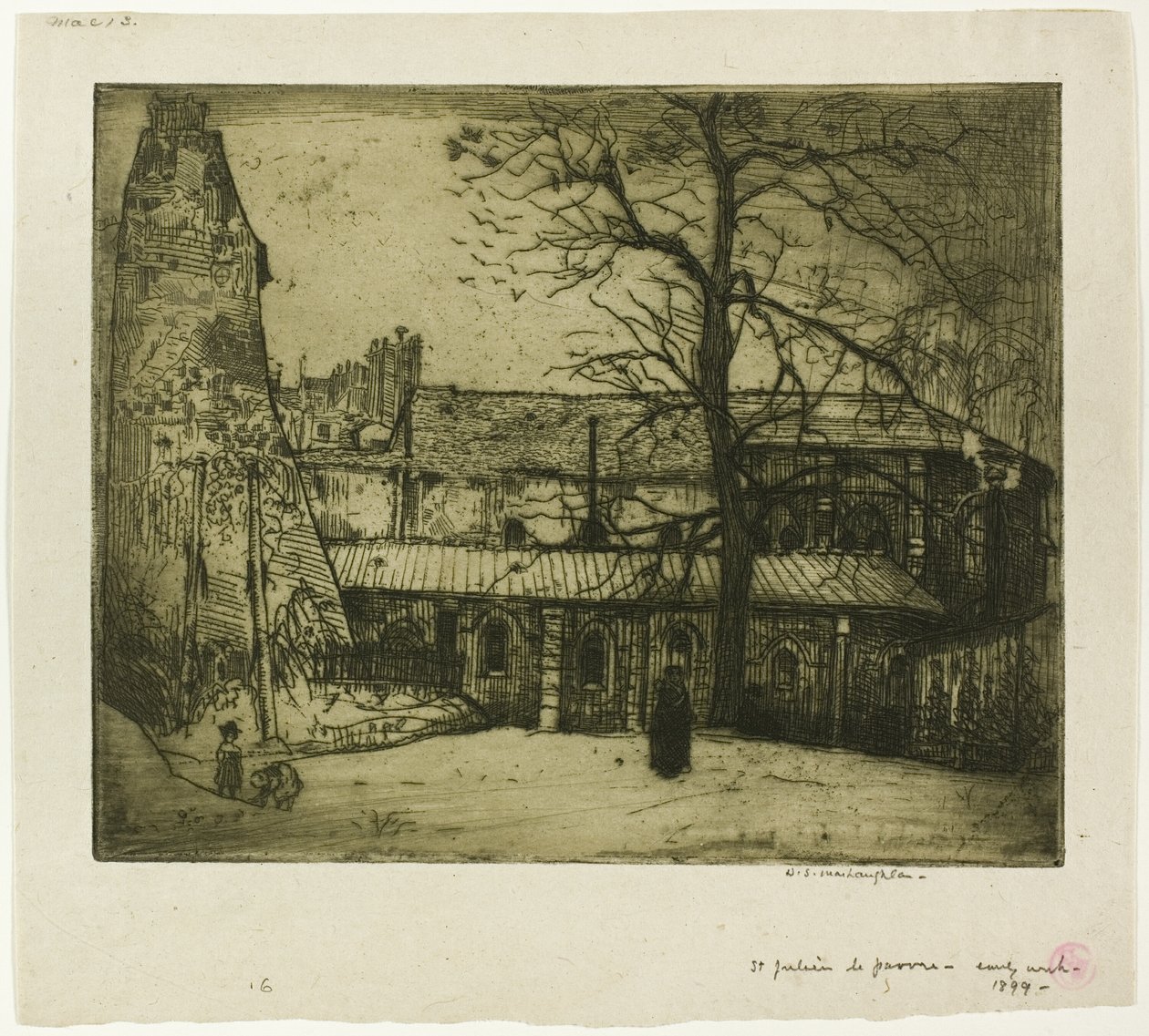 St. Julien-le-Pauvre od Donald Shaw MacLaughlan
