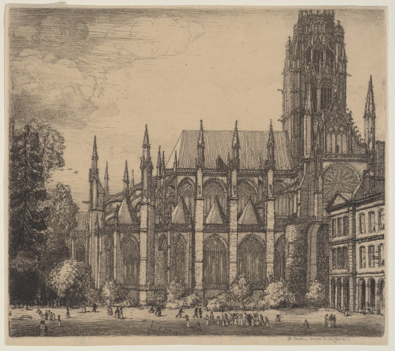 Svatý. Ouen, Rouen od Donald Shaw MacLaughlan