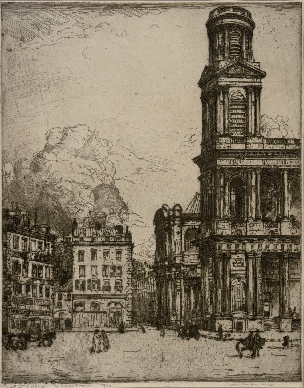 St. Sulpice Paris, La Grande Tour od Donald Shaw MacLaughlan