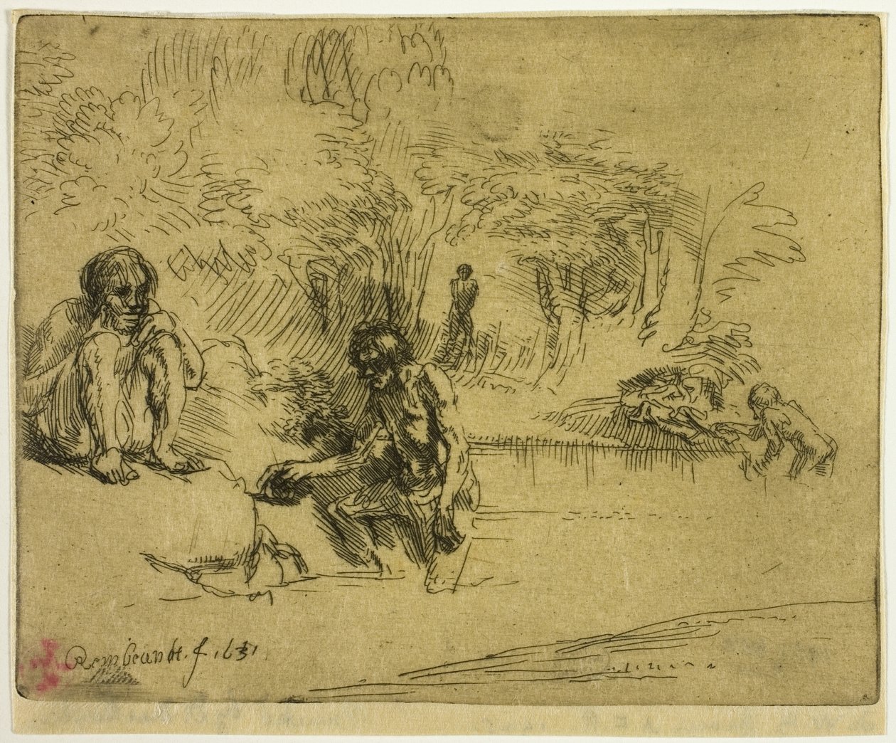 The Bathers od Donald Shaw MacLaughlan