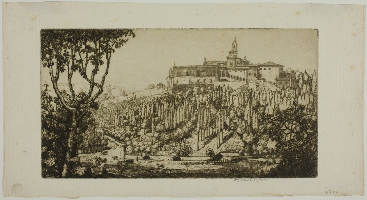 Certosa, Florencie od Donald Shaw MacLaughlan
