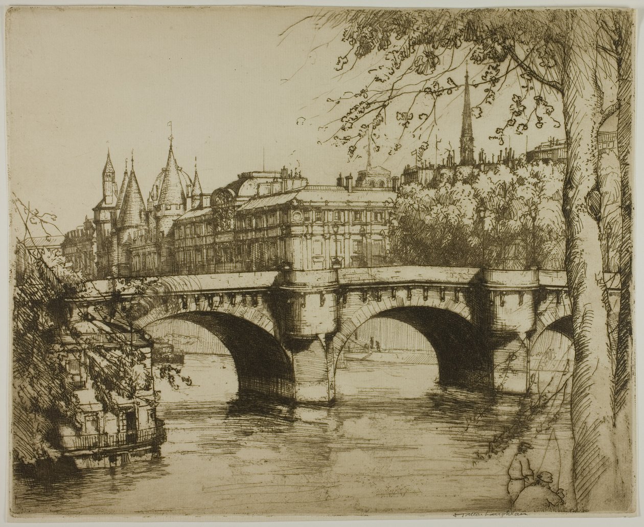 Conciergerie, Paříž od Donald Shaw MacLaughlan