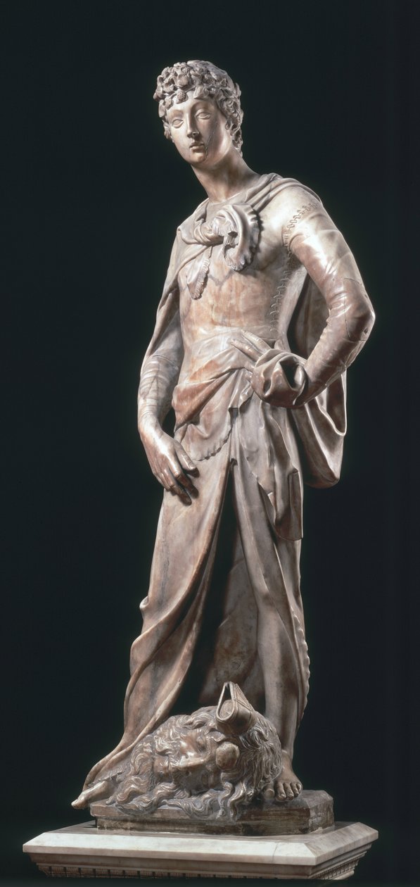 David, kolem 1408-11 (mramor) od Donatello