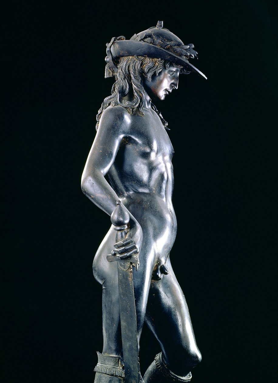 David, c.1440 (bronz) (viz také 31543 a 85209) od Donatello