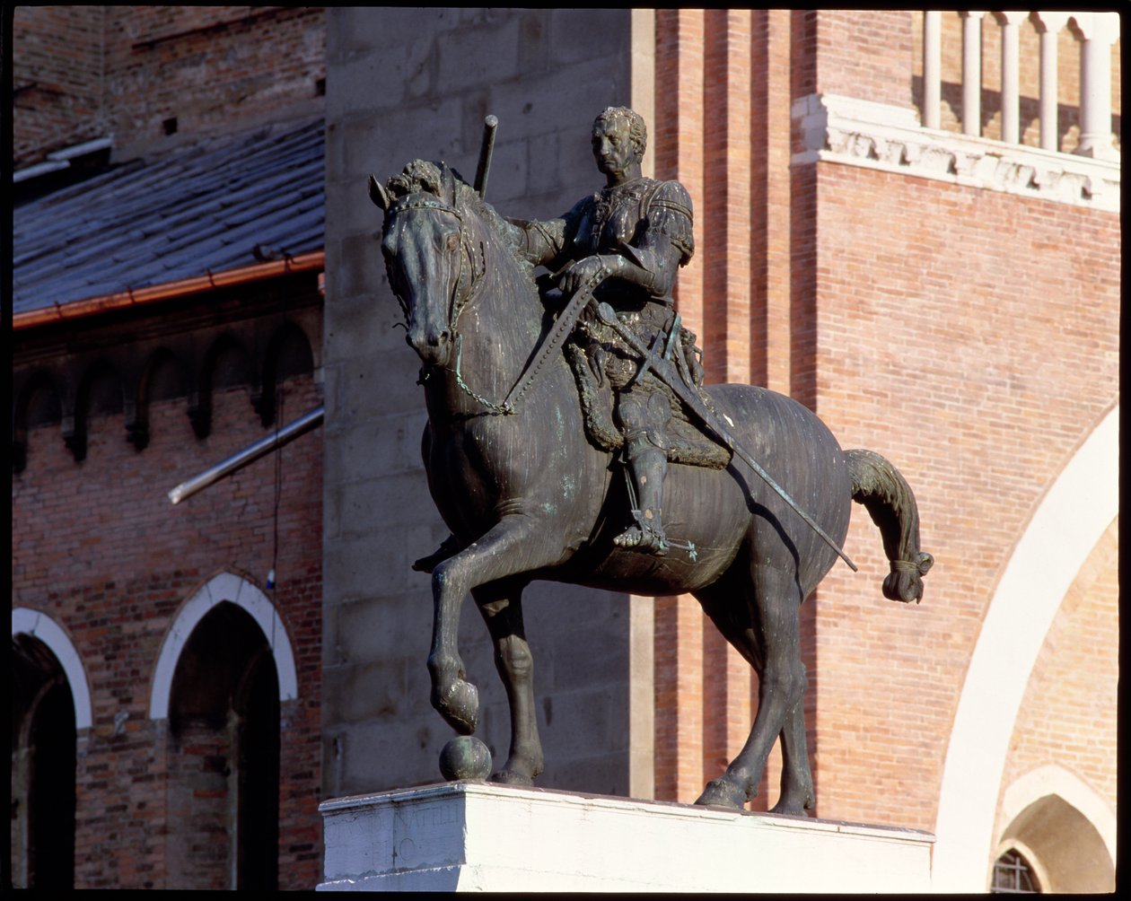 Jezdecký portrét Gattamelaty, 1453 (bronz) (viz 139006 a 139007) od Donatello