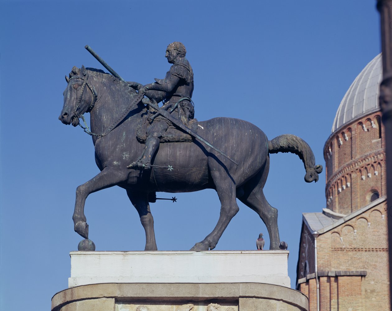 Jezdecký portrét Gattamelaty, 1453 (bronz) (viz 139006 a 139008) od Donatello
