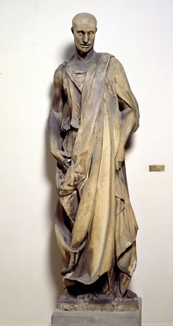 Prorok Habakuk (Lo Zuccone) cca 1423-36 (mramor) od Donatello