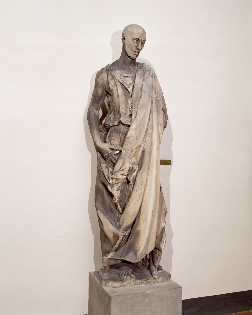 Prorok Habakuk (Lo Zuccone), kolem 1423-36 (mramor) od Donatello