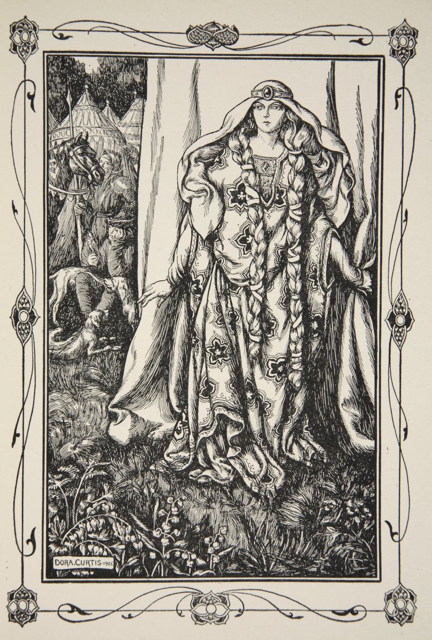 U dveří jednoho... stála dáma, ilustrace z 