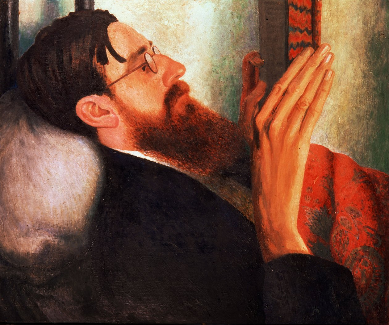 Lytton Strachey, (1880-1932) 1916 od Dora Carrington