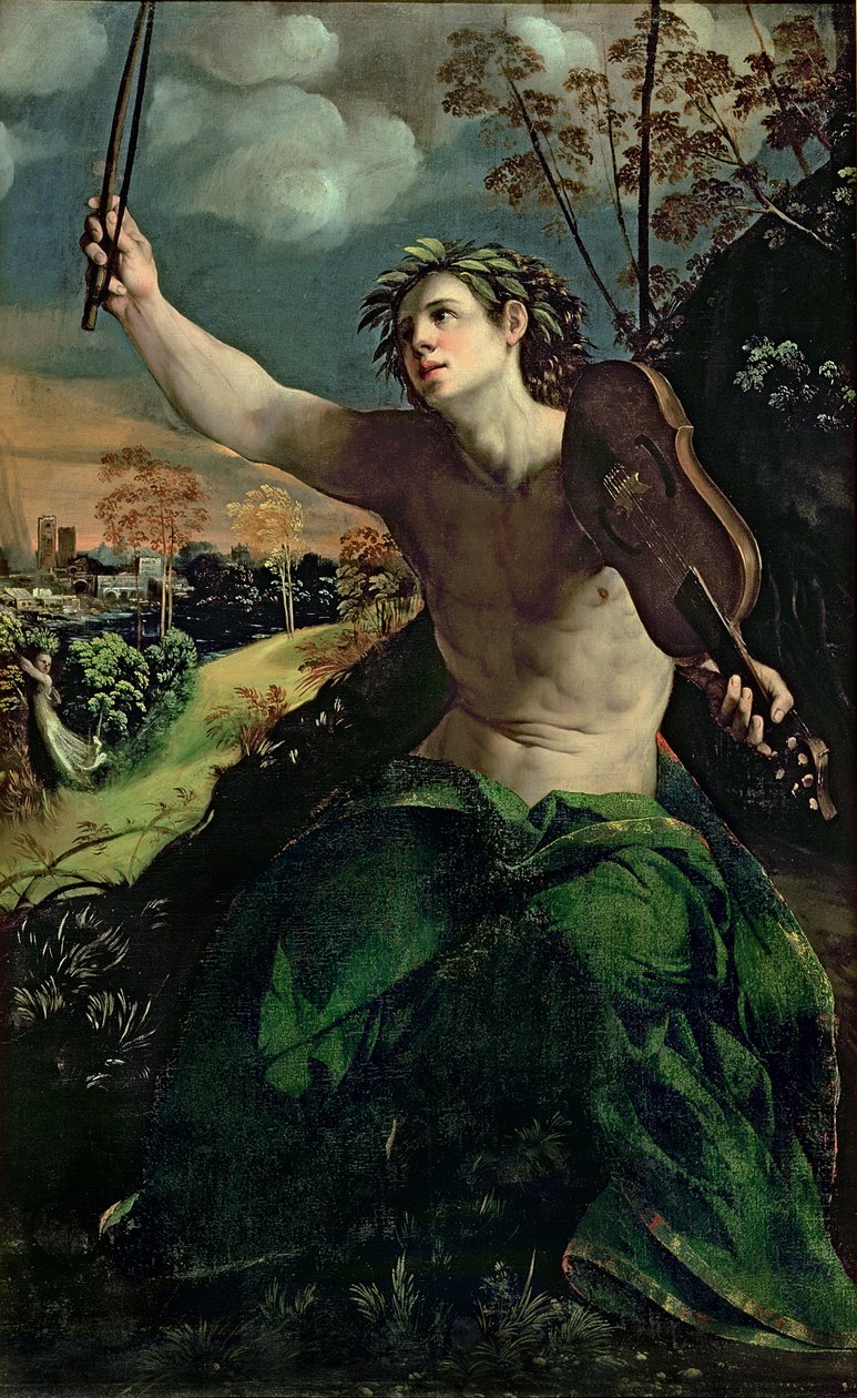 Apollo a Daphne od Dosso Dossi