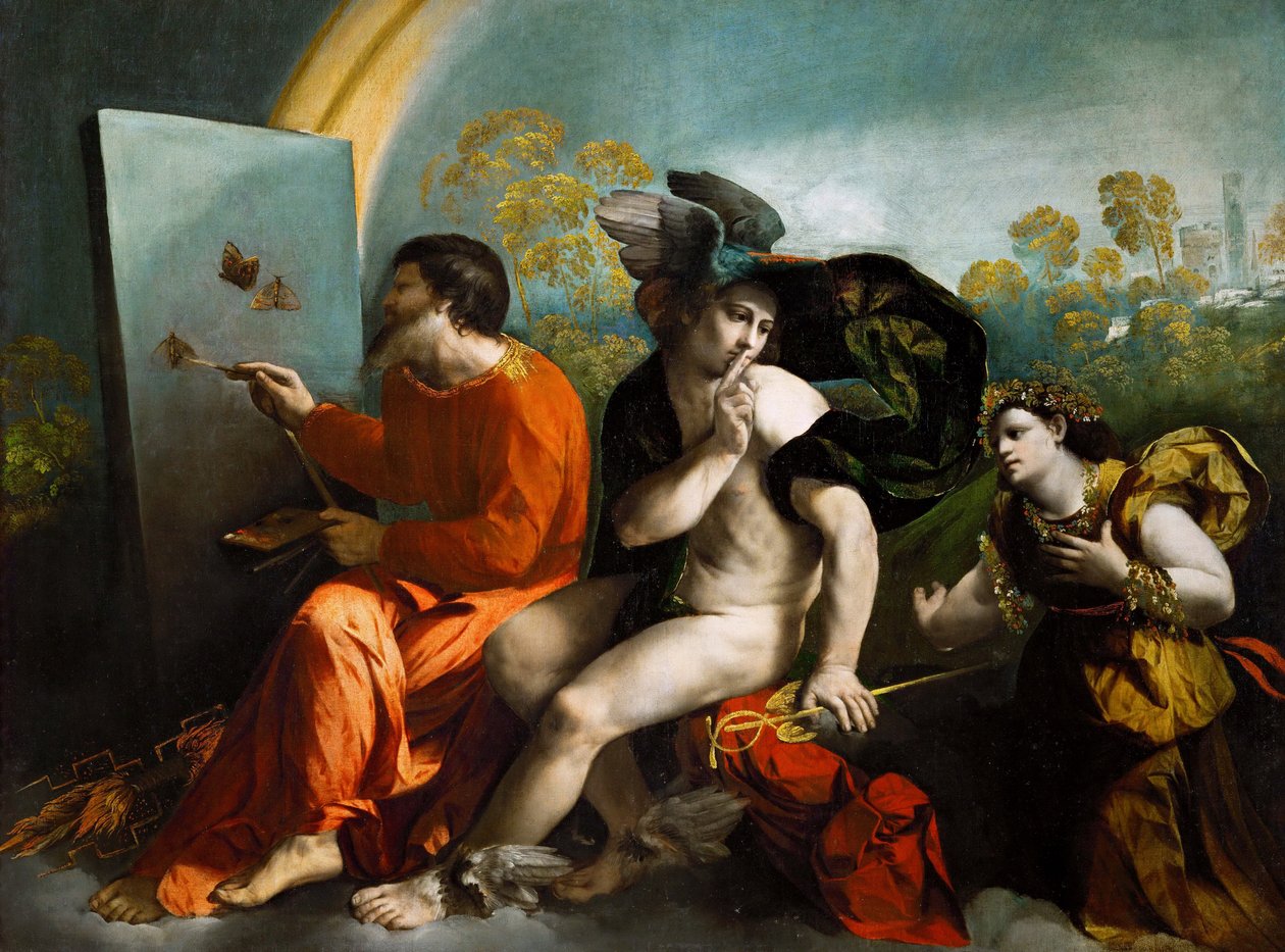 Jupiter, Merkur a ctnost od Dosso Dossi