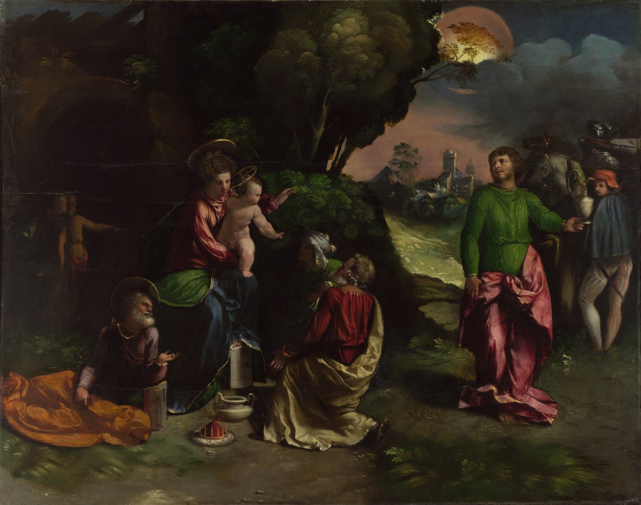 Klanění králů, kolem roku 1535 od Dosso Dossi