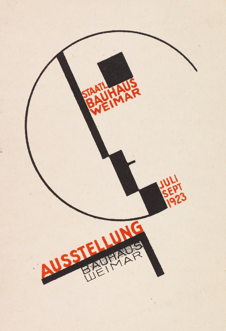 Výstava Bauhaus Weimar Výstava Bauhaus. Pohlednice, 1923. od Dörte Helm