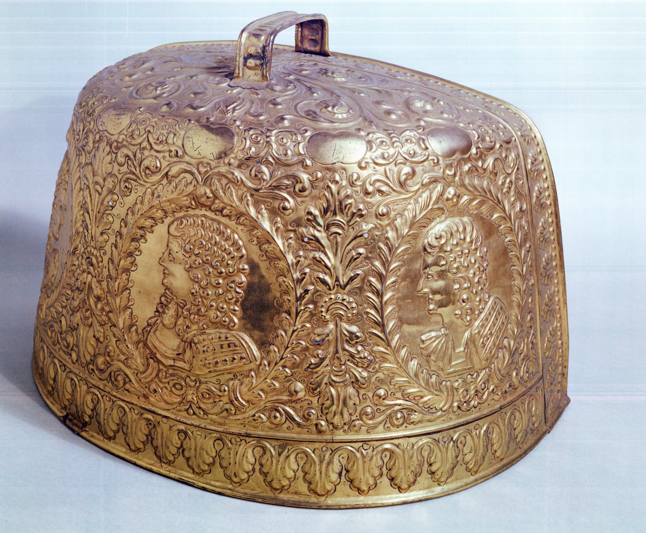 Zákaz vycházení, cca 1685 (zdobená mosaz) od Dutch School