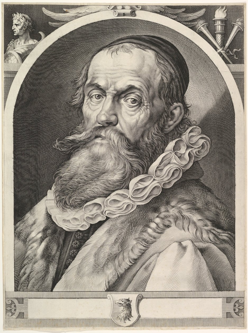 Portrét Hendricka Goltziuse, hospoda. 1617 od Dutch School