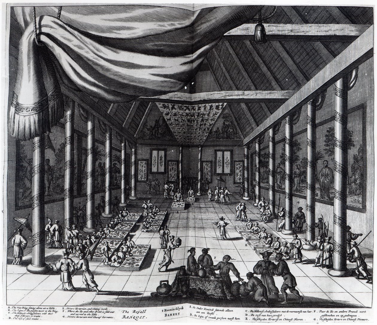 Královská hostina, ilustrace z 
