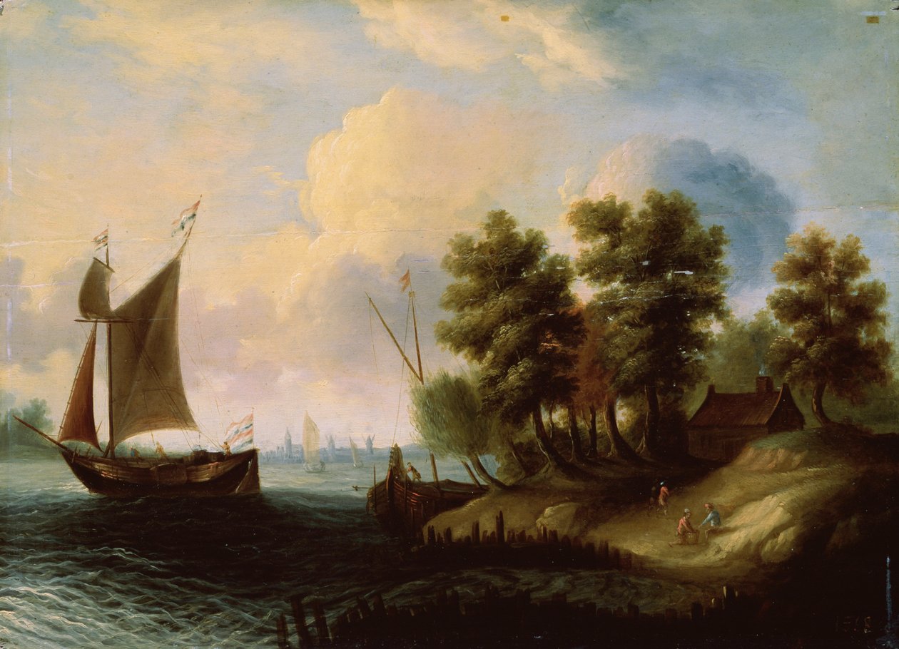 Mořská krajina, 17. století od Dutch Master