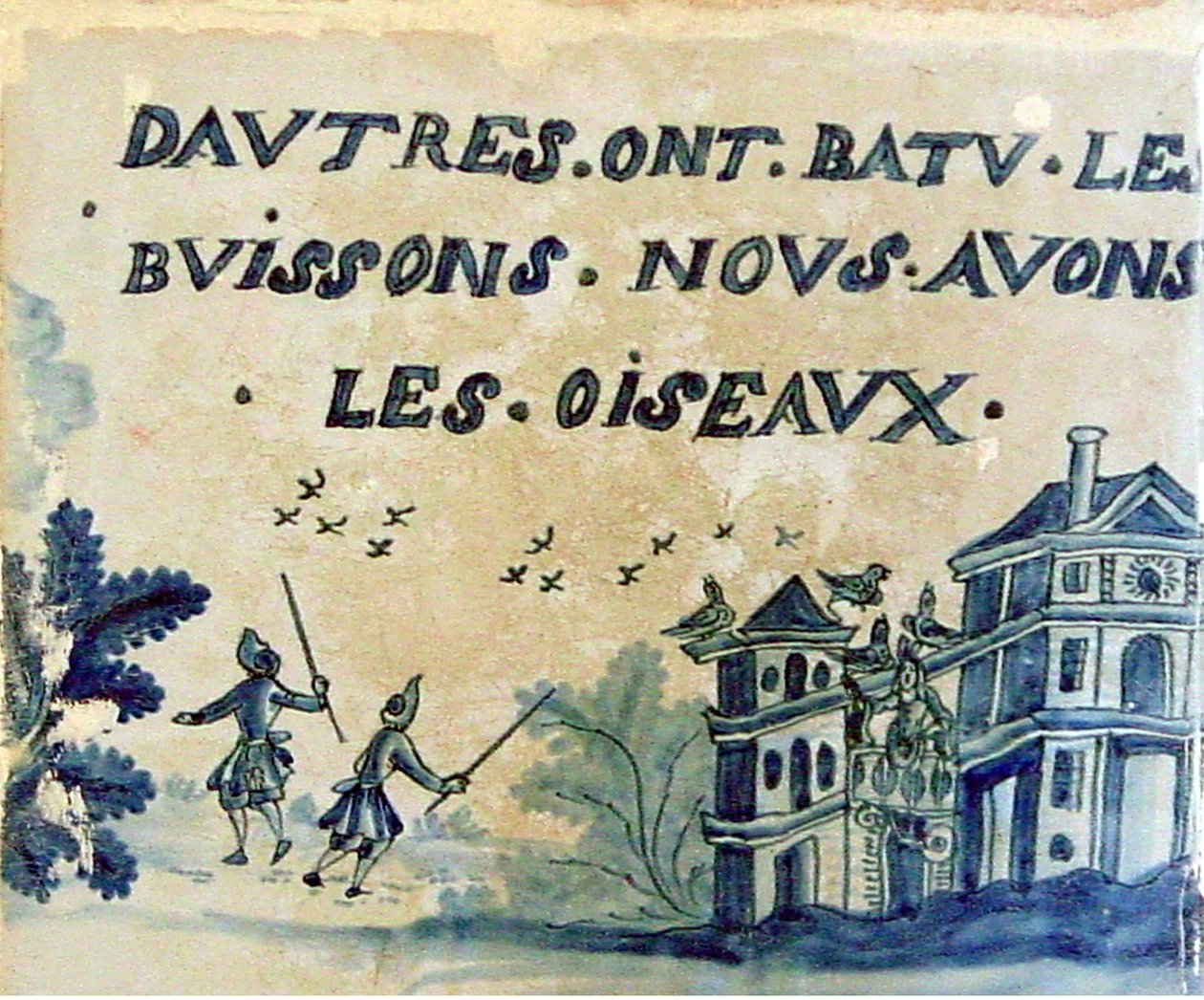 Delft Tile, cca 1700-1900 (keramika) od Dutch School
