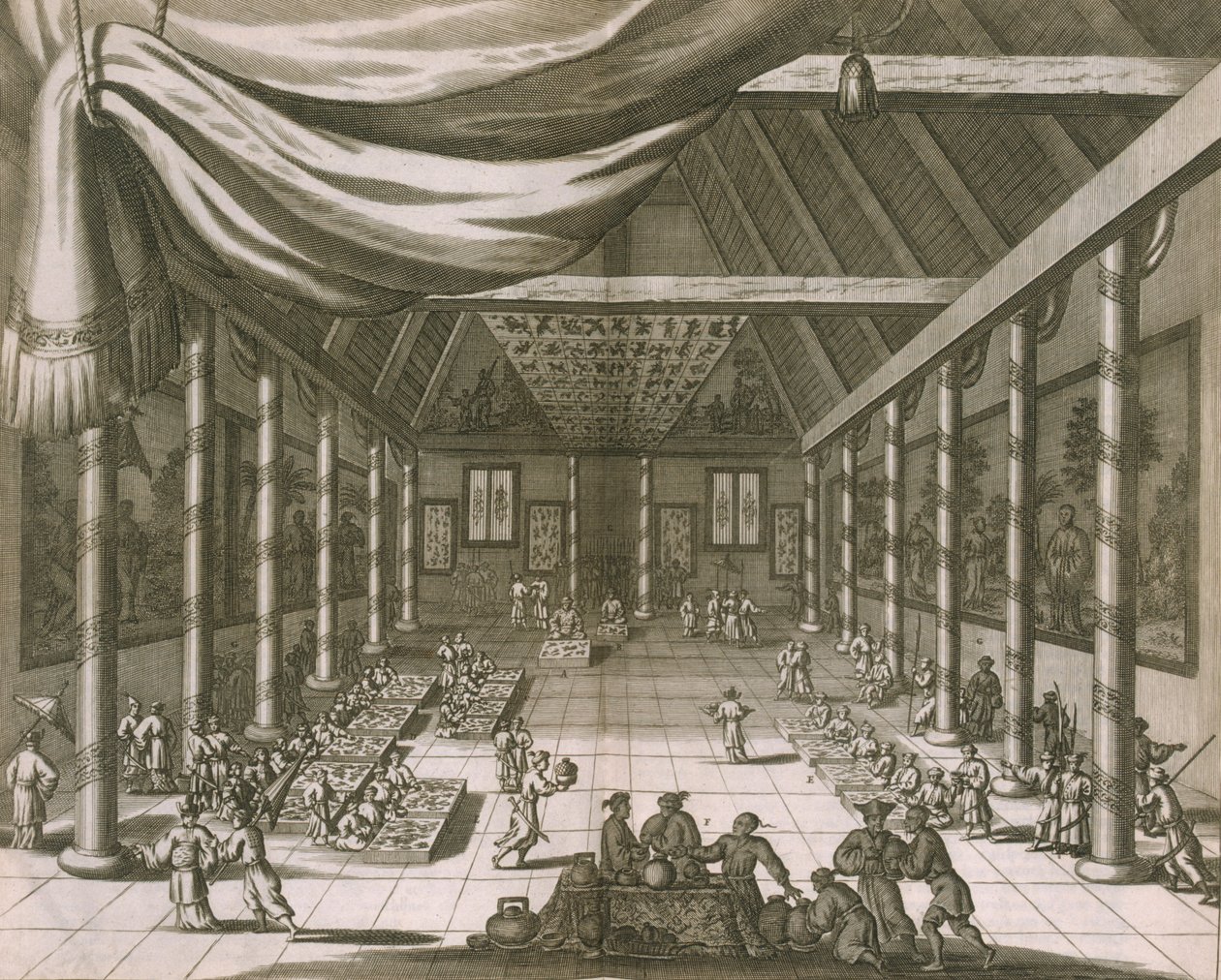 Císařský palác, Peking, 1670 od Dutch School