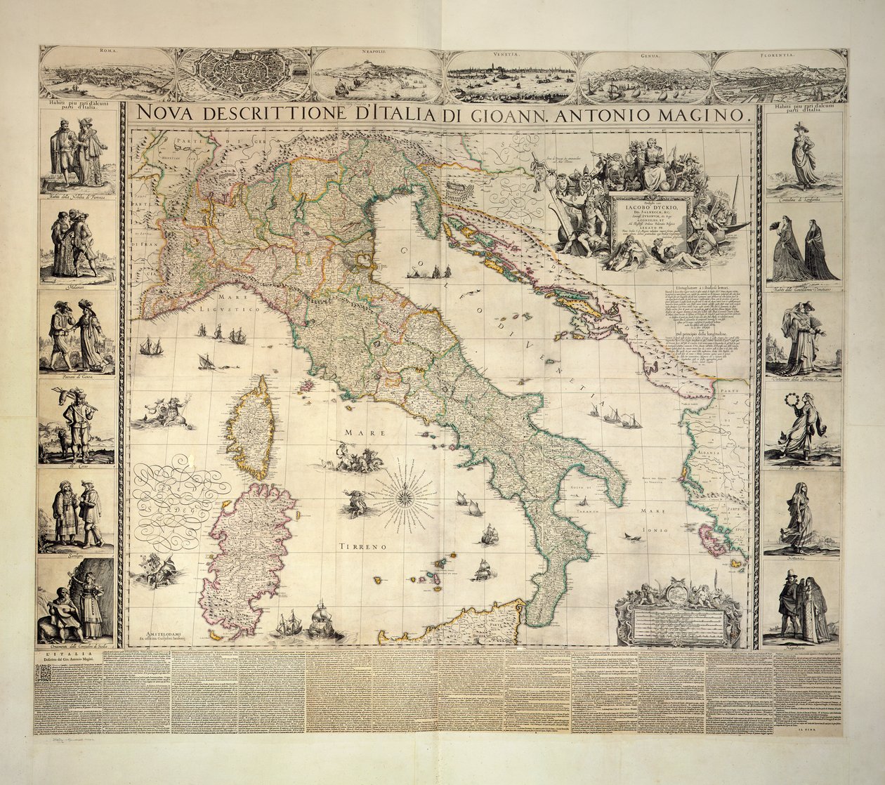 Itálie, Klencke Atlas od Dutch School