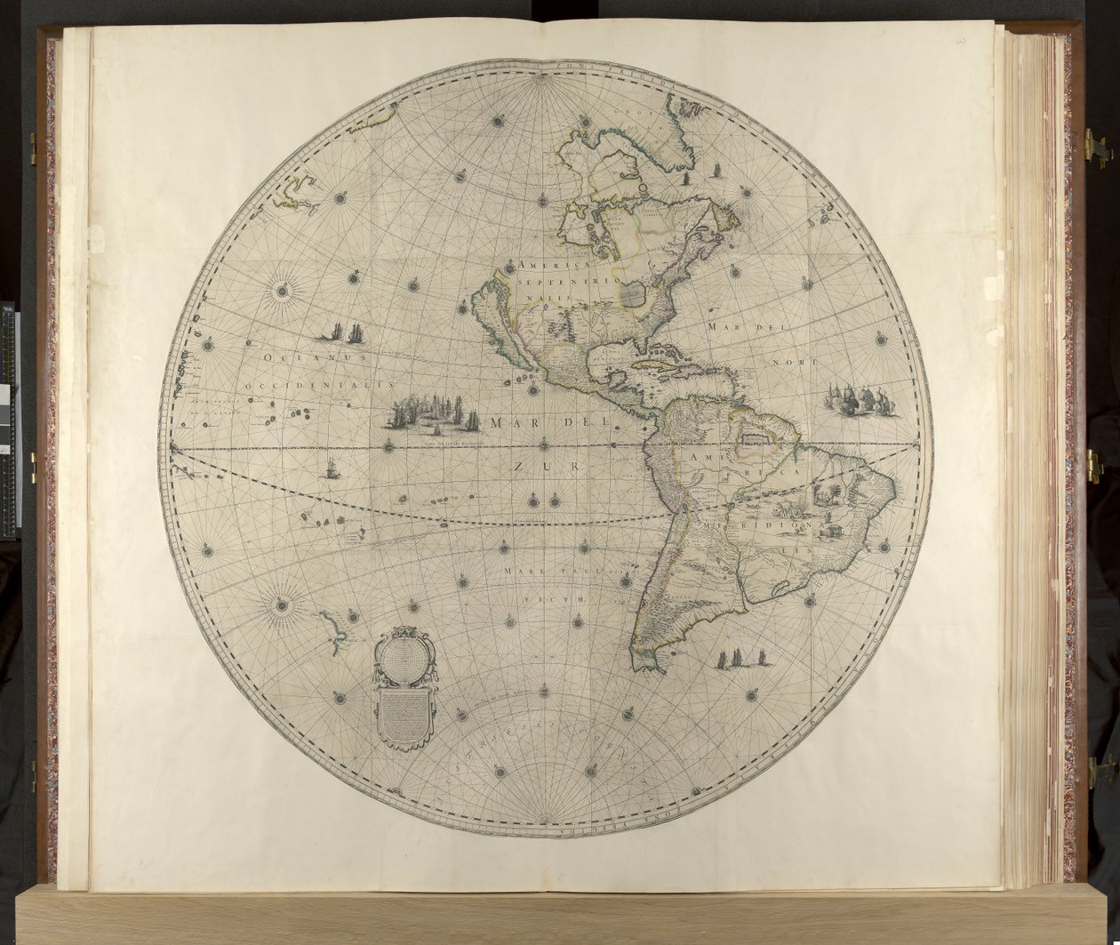 The Americas, Klencke Atlas, c.1660 (rytina) od Dutch School