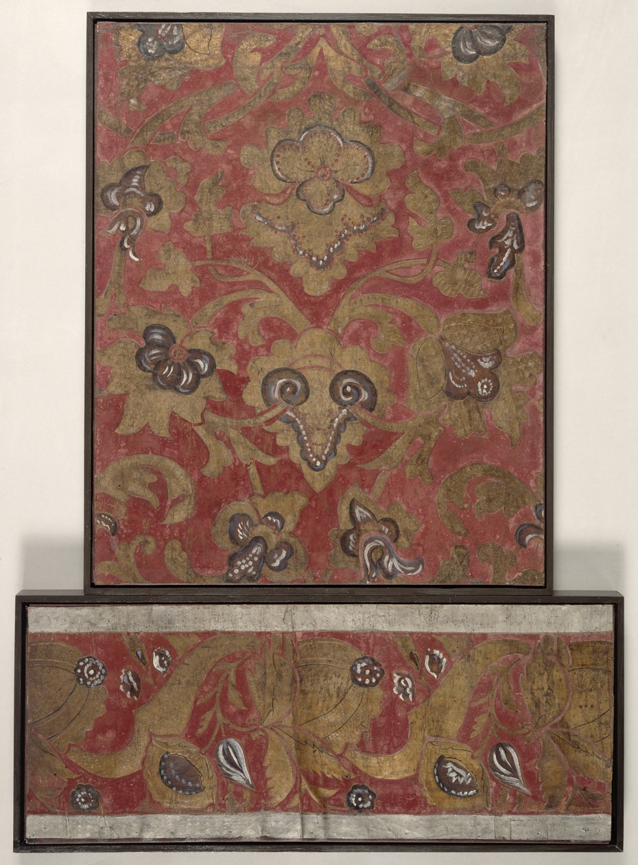 Design tapety, cca 1700 (kůže) od Dutch School