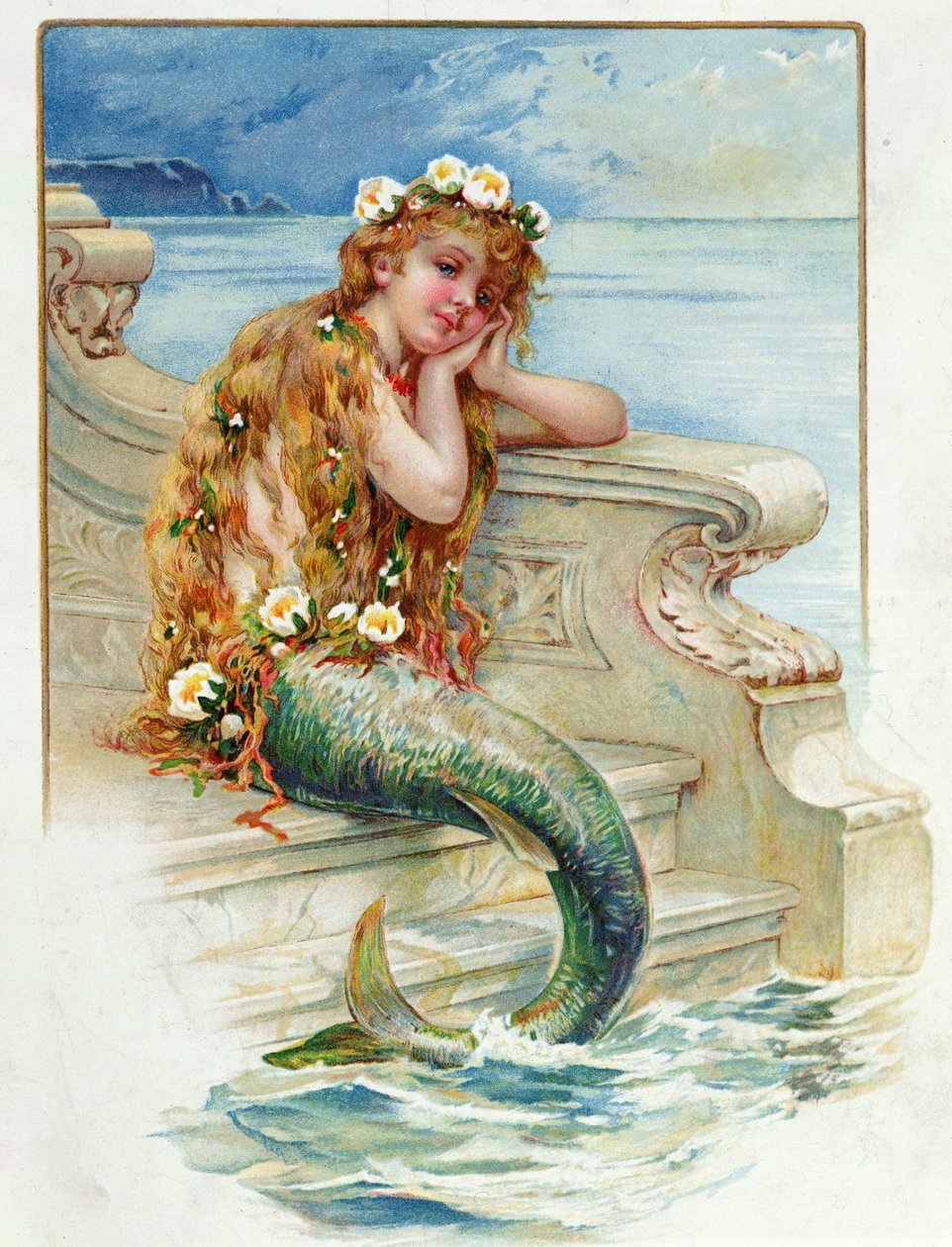 Malá mořská víla, Hans Christian Andersen (1805-75) od E.S. Hardy