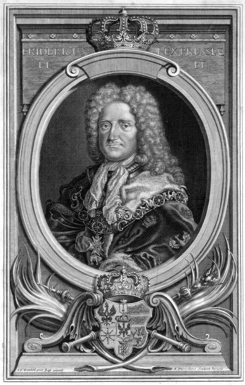 Fridrich Veliký, král pruský. od E. Besrochers