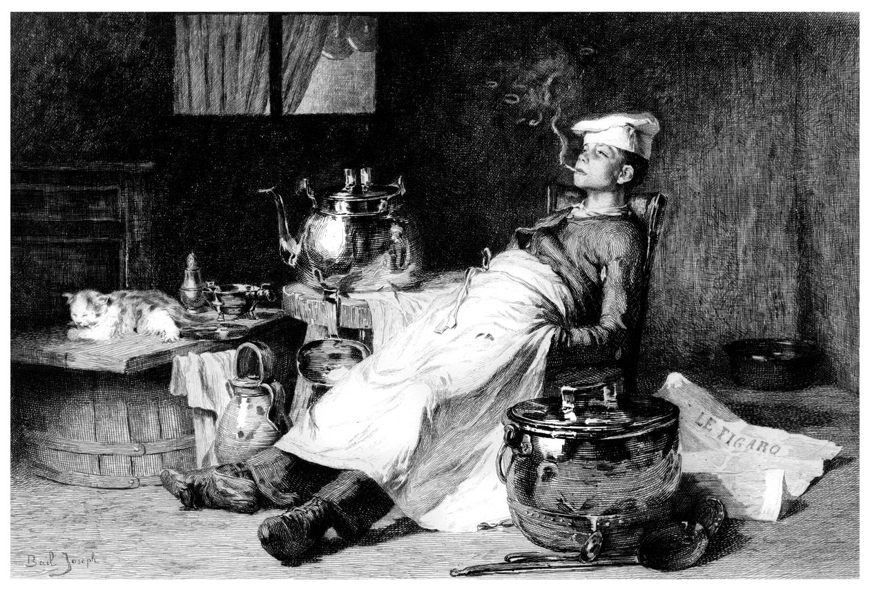 „Po práci dne“, 1895. od E Decizy