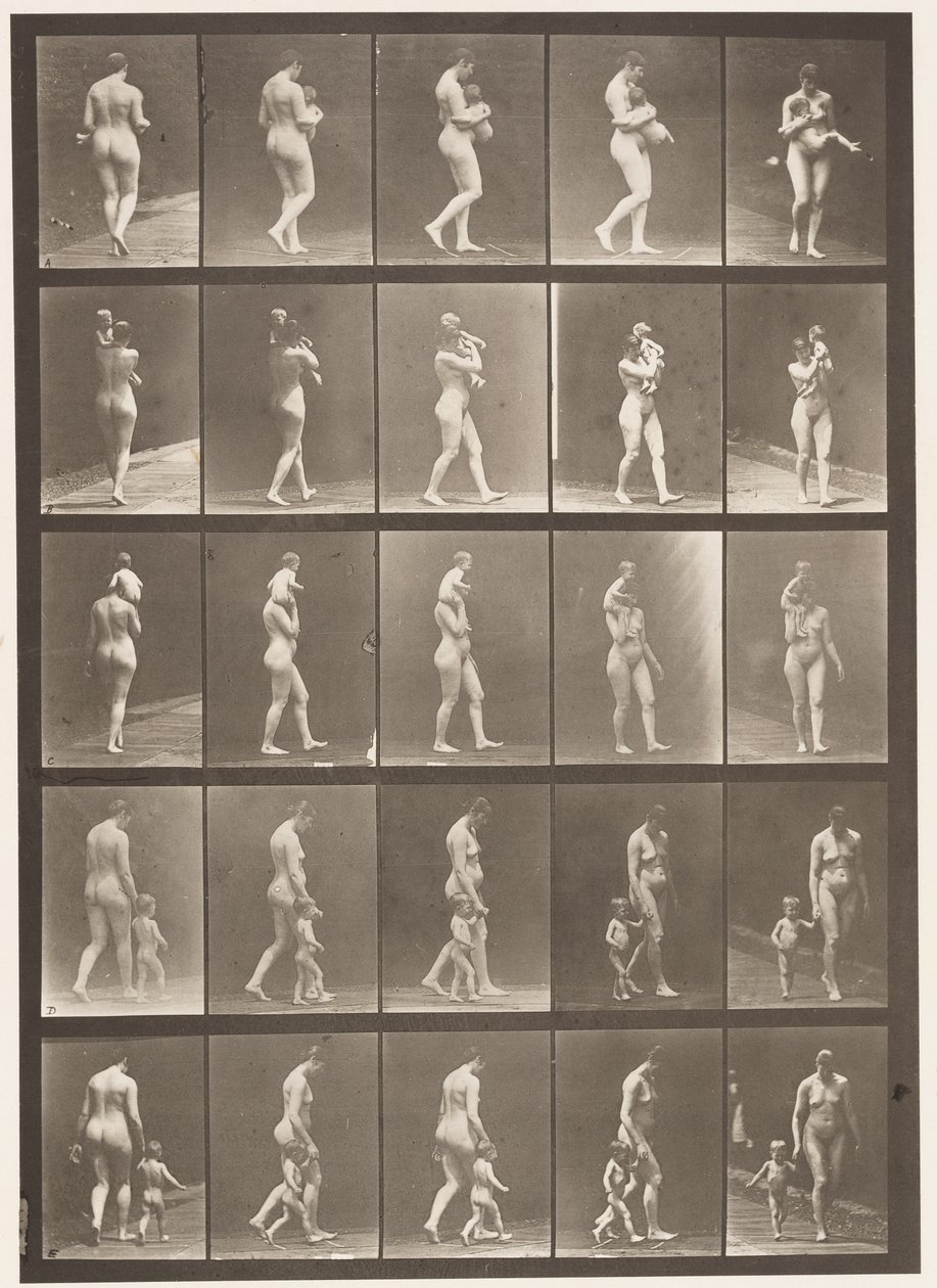 Deska 528. A,B,C od Eadweard Muybridge