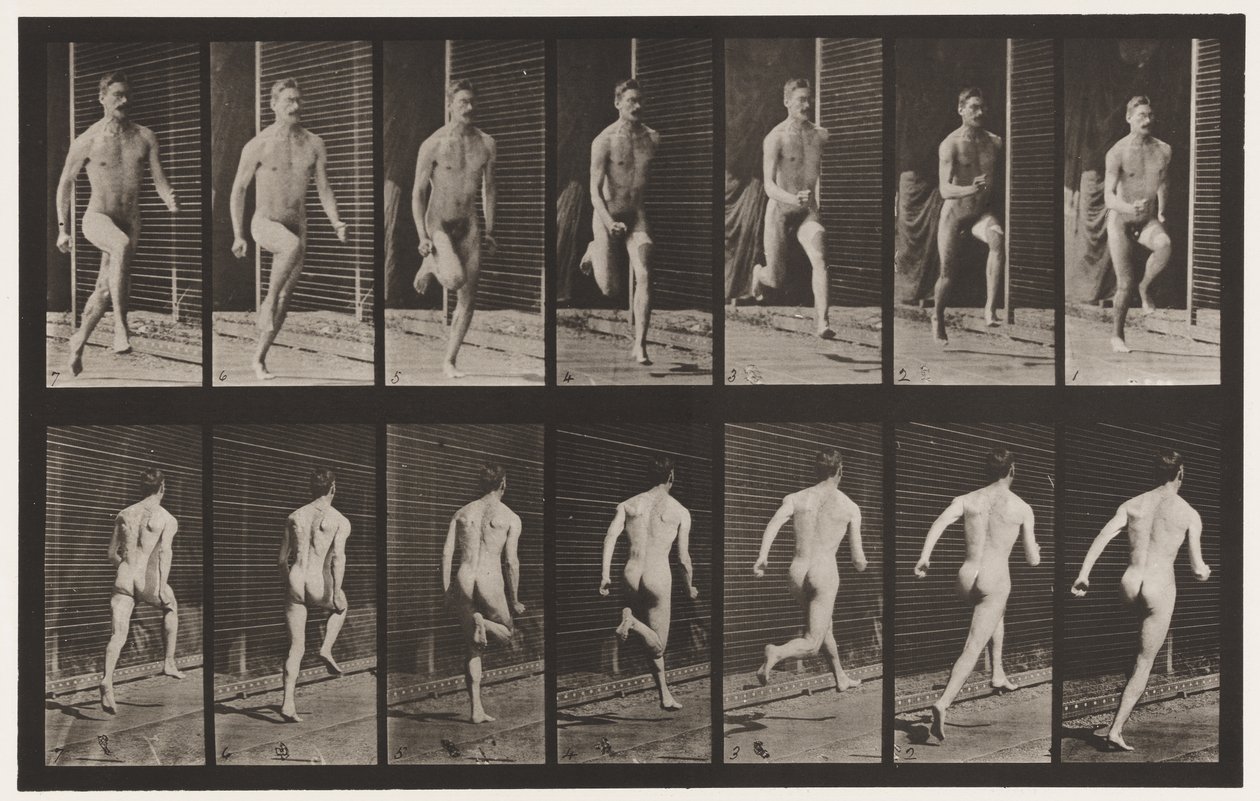 Talíř 66. Běh od Eadweard Muybridge