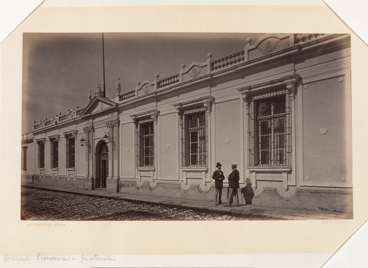 Ekonomická společnost, Guatemala od Eadweard Muybridge