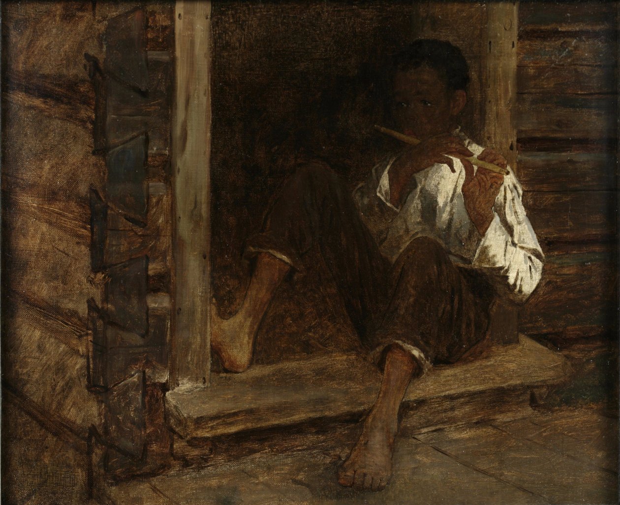 Černošský chlapec od Eastman Johnson