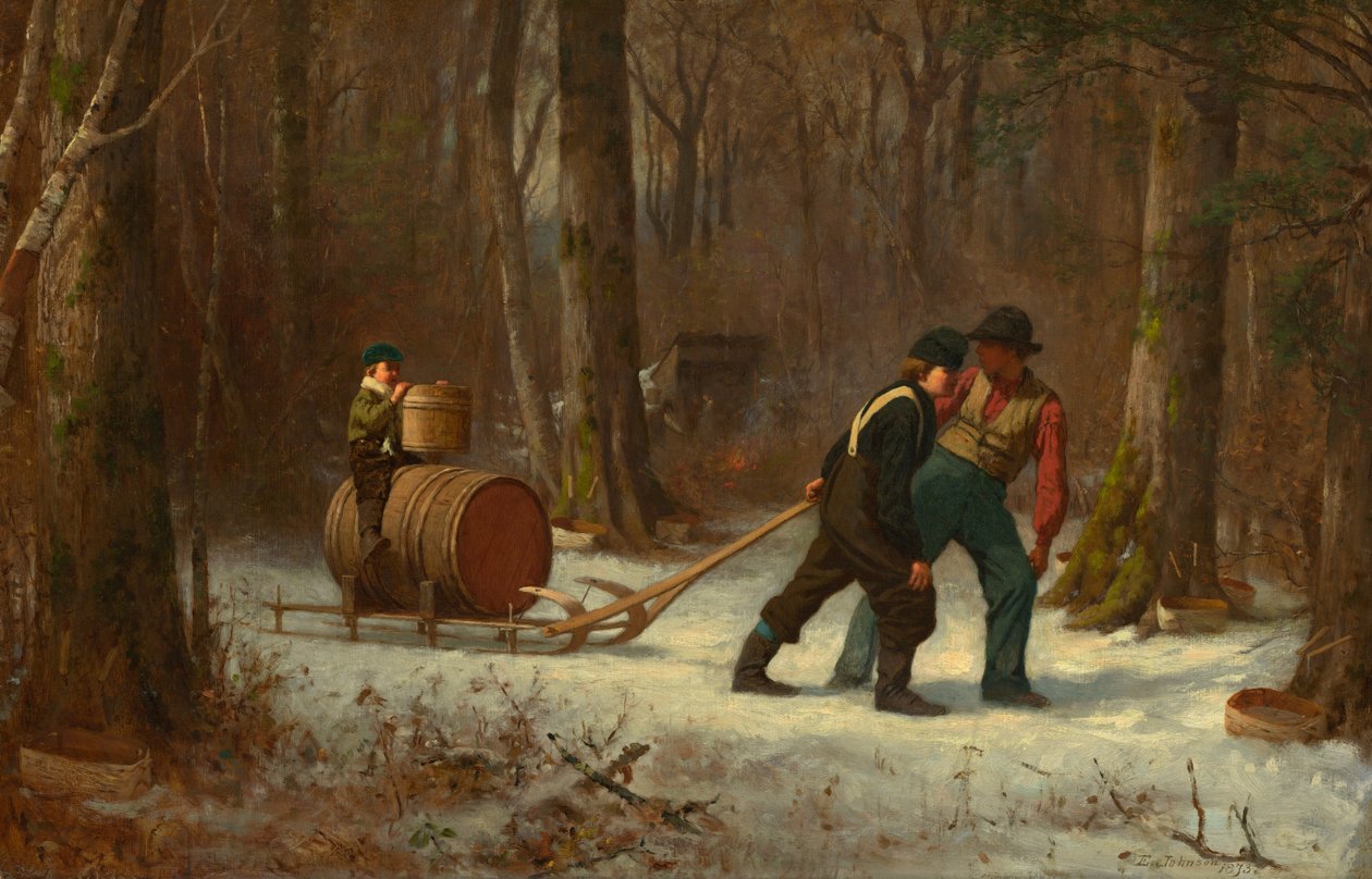 Na jejich cestě do tábora od Eastman Johnson