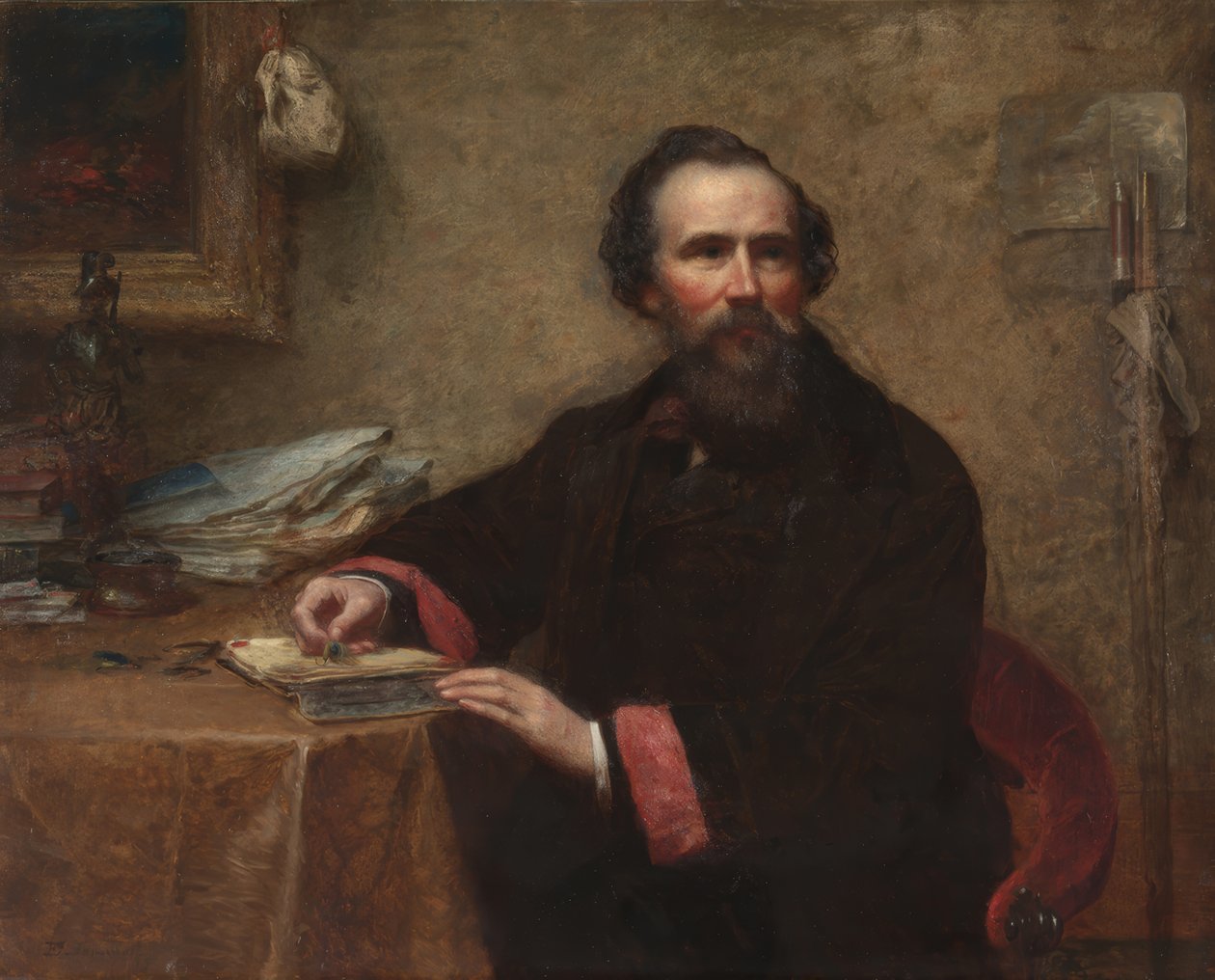 Portrét Genia C. Scotta od Eastman Johnson