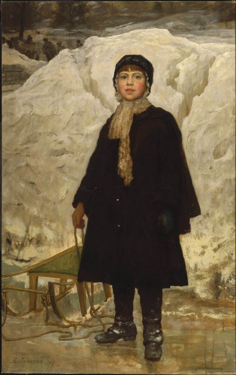 Portrét dítěte od Eastman Johnson