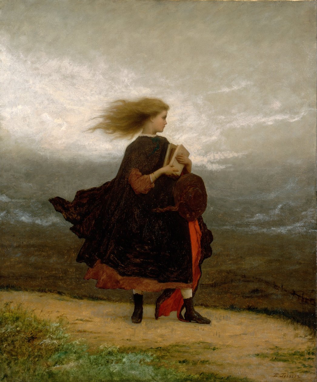 Dívka, kterou jsem nechal za sebou od Eastman Johnson