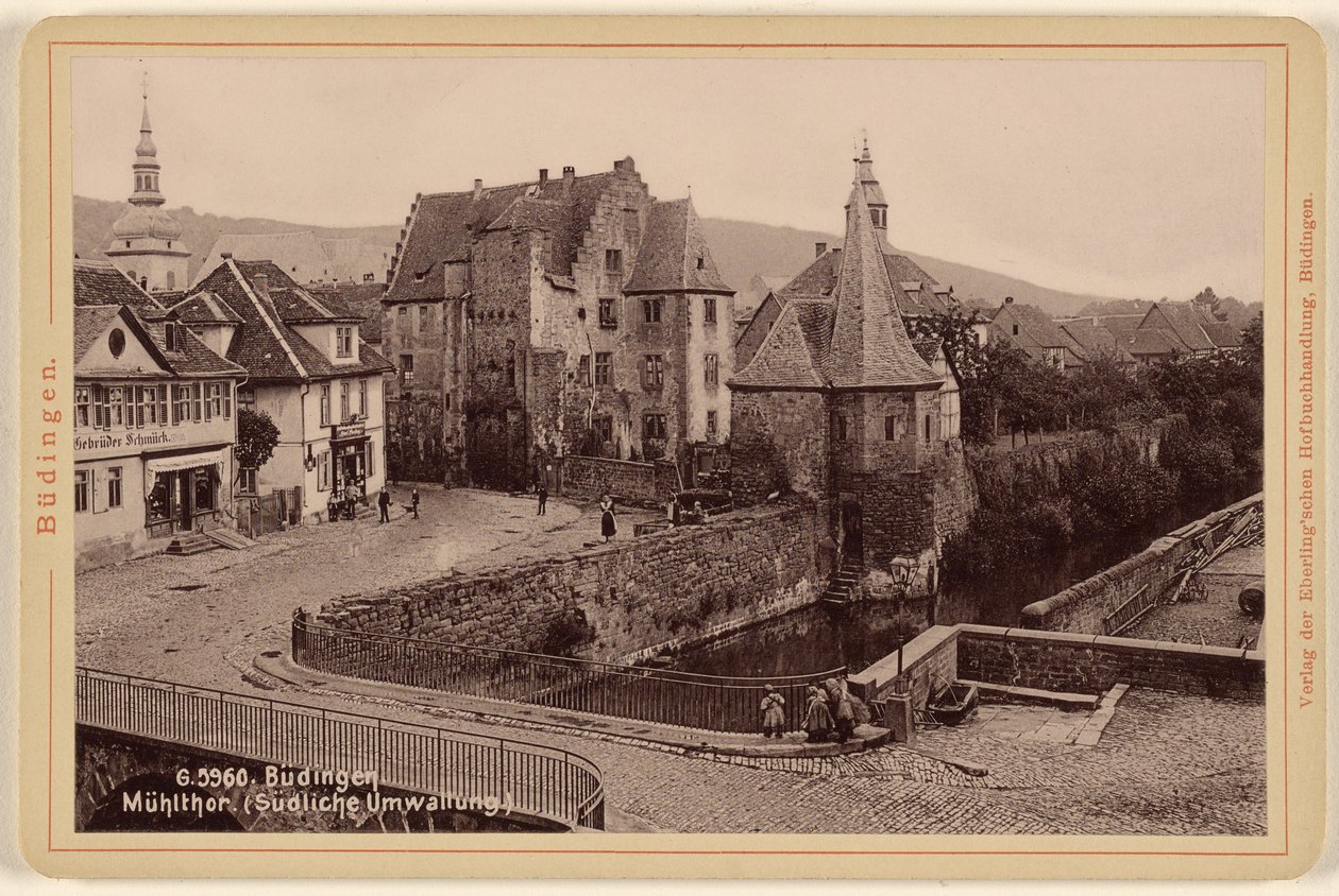 Budingen. Muhlthor. (Jižní ohrada) od Eberlingschen