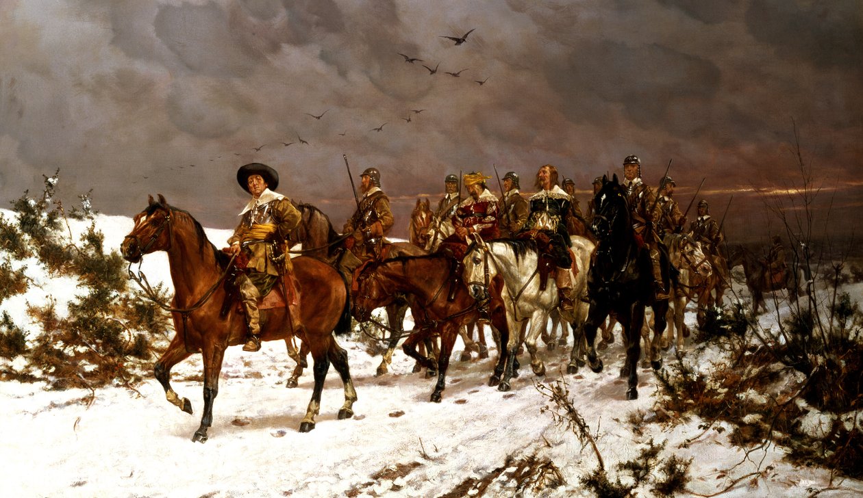 Po Naseby, 1645 od Edgar Bundy